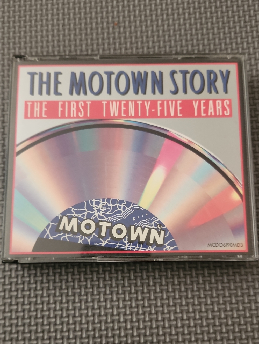 Motown Story: The First Twenty-Five Years CD - White / Pink Accents